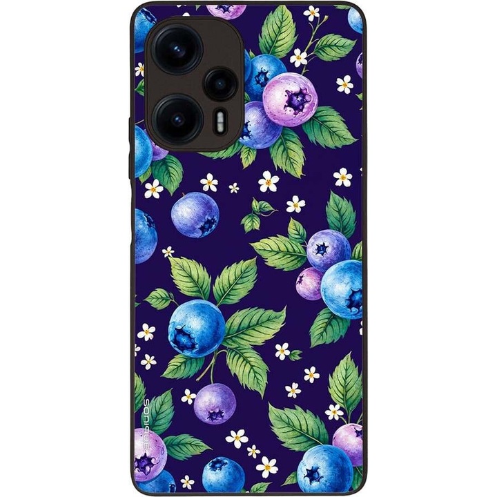Husa telefon Sonique Fruit Series, pentru Xiaomi Poco F5 5G, imprimeu fructe, silicon, multicolor