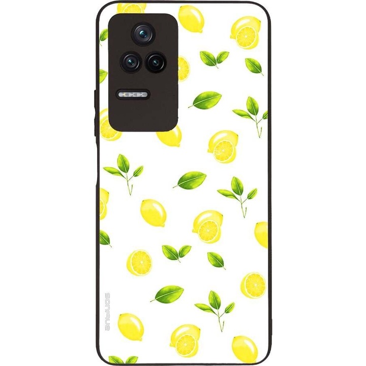 Husa telefon Sonique Fruit Series, pentru Xiaomi Poco F4 5G, imprimeu fructe, silicon, multicolor