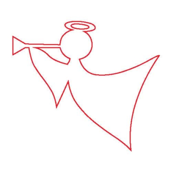 Fafigura, 5 db/csomag - angyal 109