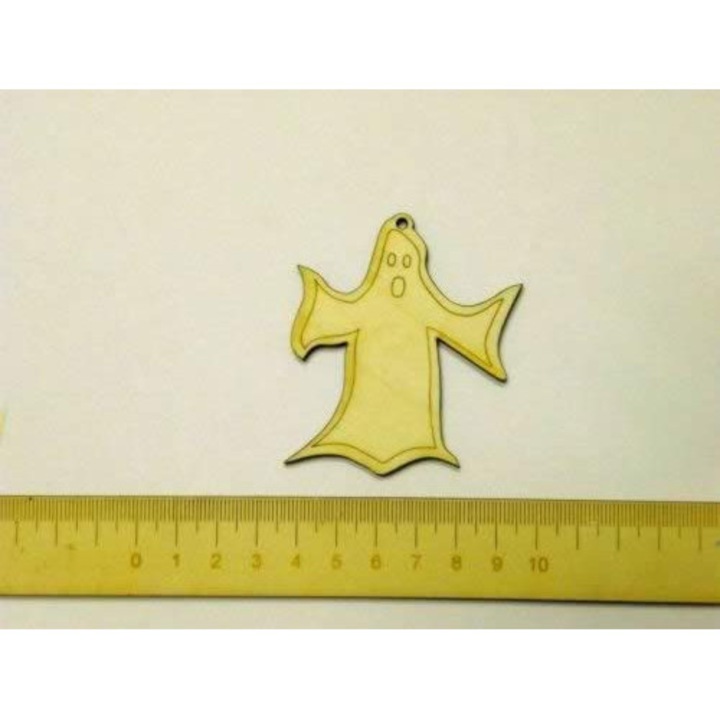 Figurină din lemn, 5 buc/pachet - fantomă 120