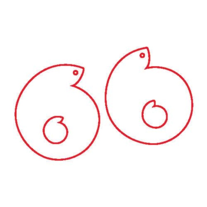 Fafigura, 6 buc/pachet - bază de cercel 223