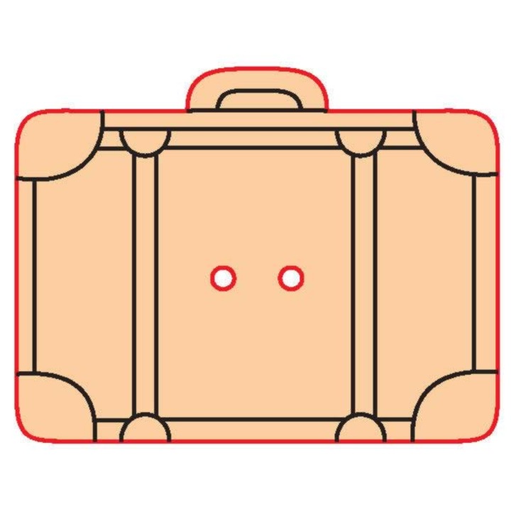 Buton din lemn 42 – valiză 10 buc//pachet