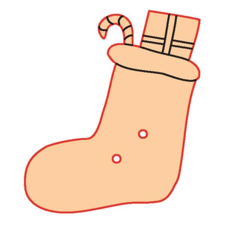 Buton figurină 78 – șosete 10 buc/pachet