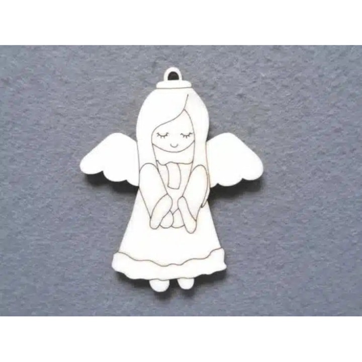 Fafigura, 5 db/csomag – Angyalka