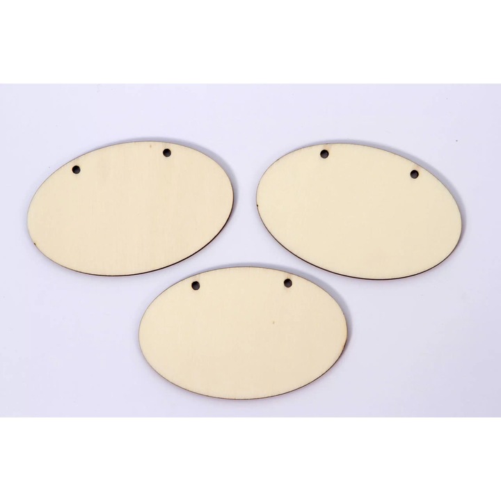 Fafigura, 3 buc/pachet - plăcuță 457 (ovală goală)