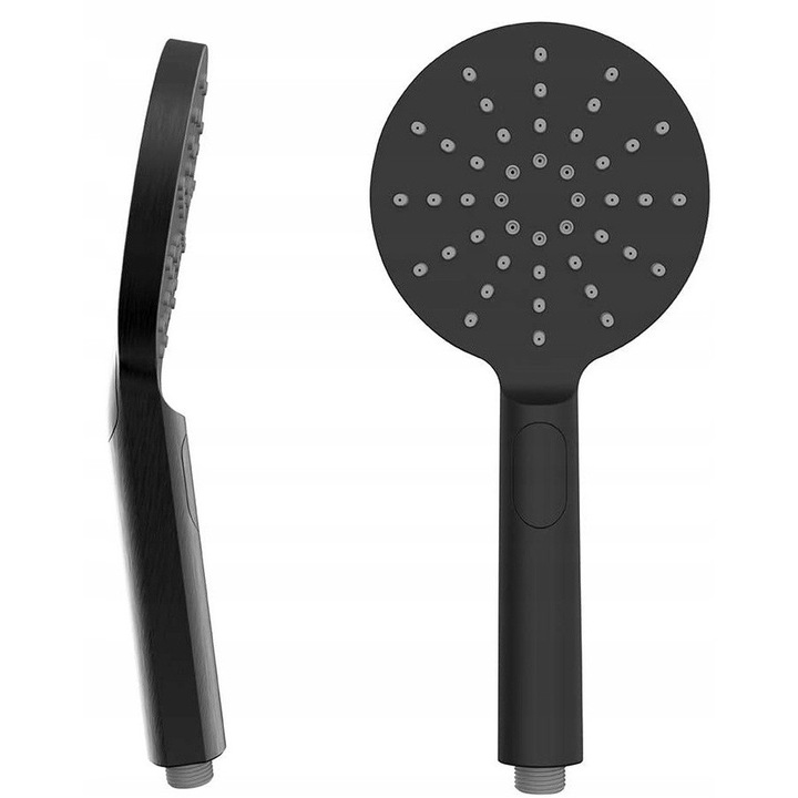 Dus cu maner, Wenko, 3 functii, negru, diametru 12cm