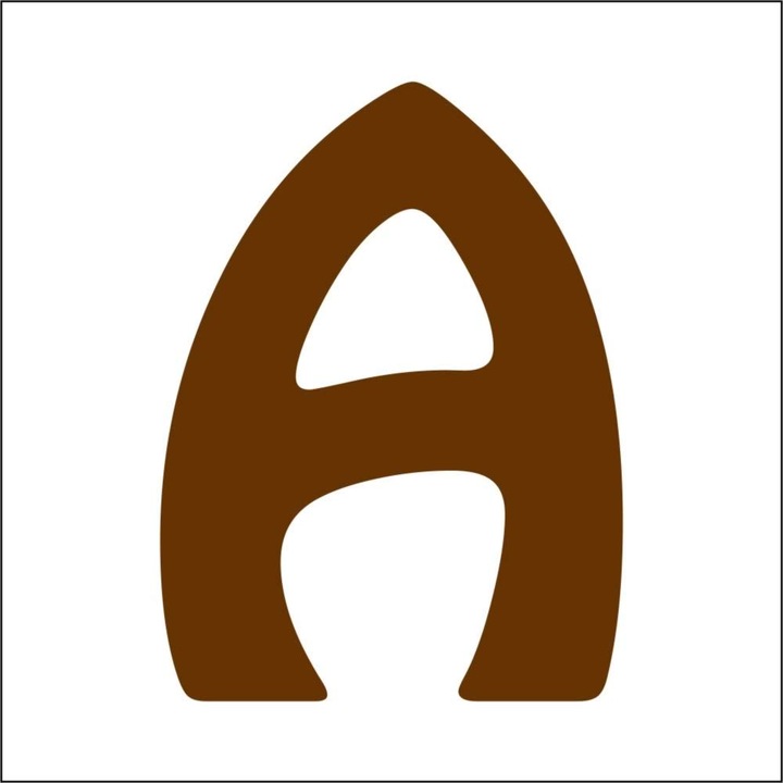 Literă din lemn 25mm, 8 buc/pachet A