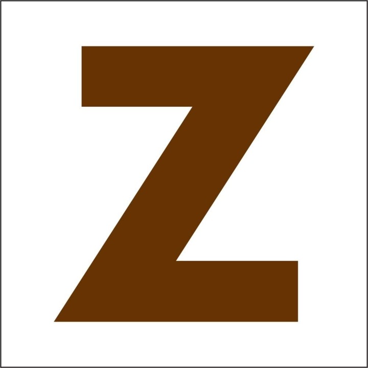 Дървена буква 45мм, 10 бр./опаковка Z