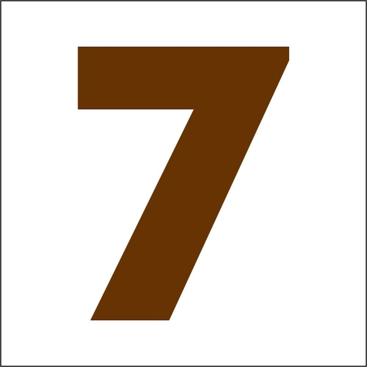 Literă din lemn 45mm, 10 buc/pachet 7