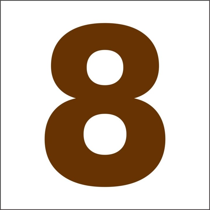 Literă din lemn 45mm, 10 buc/pachet 8