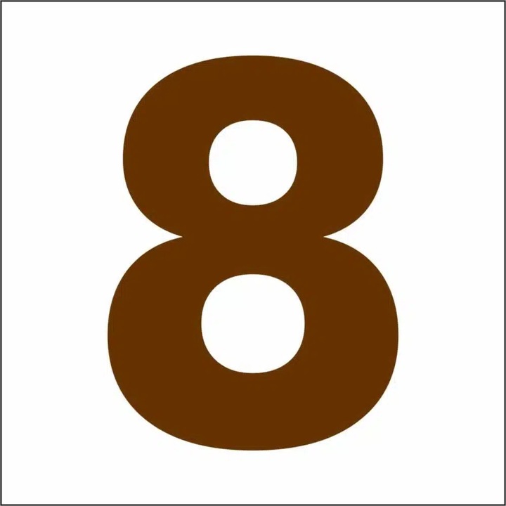 Literă din lemn 20mm, 8 buc/pachet 8