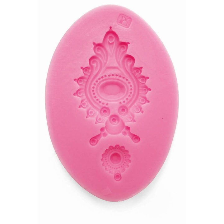 Matriță din silicon, moale - Pandantiv 11,7x7,9x1,3 cm