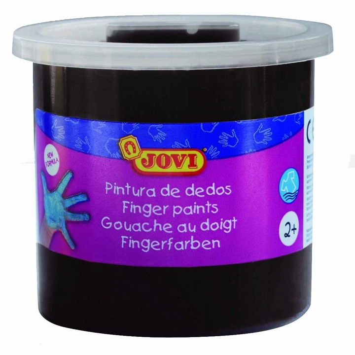 Vopsea de degete, negru