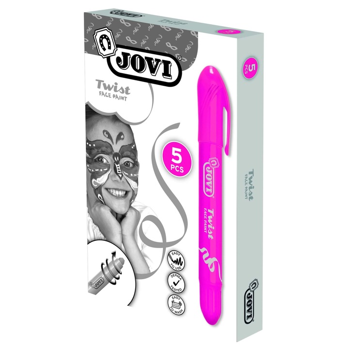 Vopsea de față TWIST, 6g - magenta