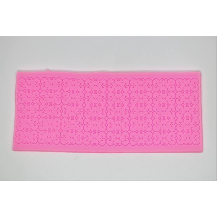 Matriță din silicon, moale - plasă dantelă 15,5 x 6,5 cm
