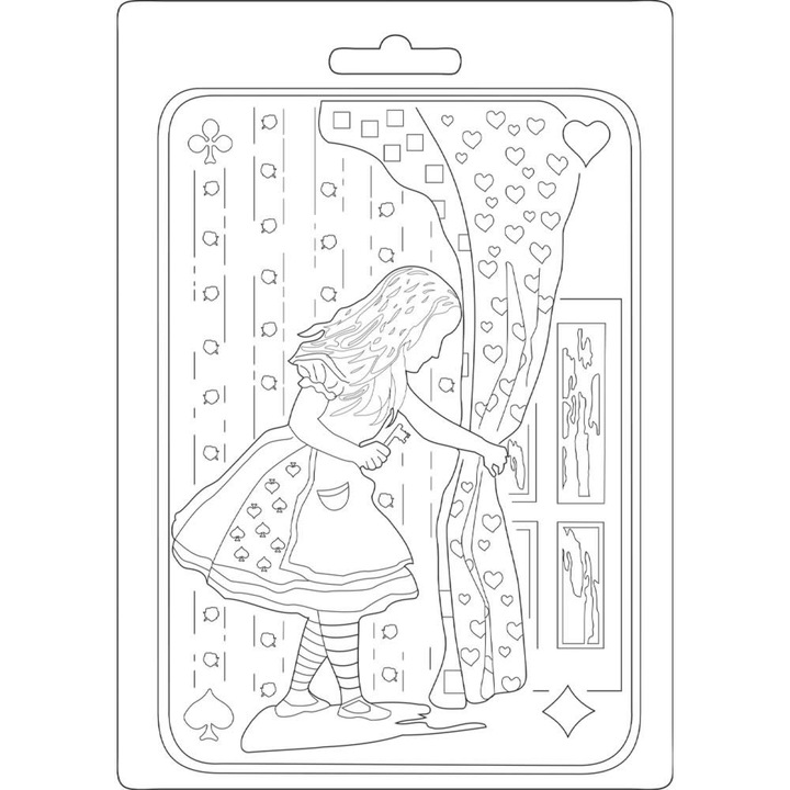 PVC nyomóforma - A5 - Alice