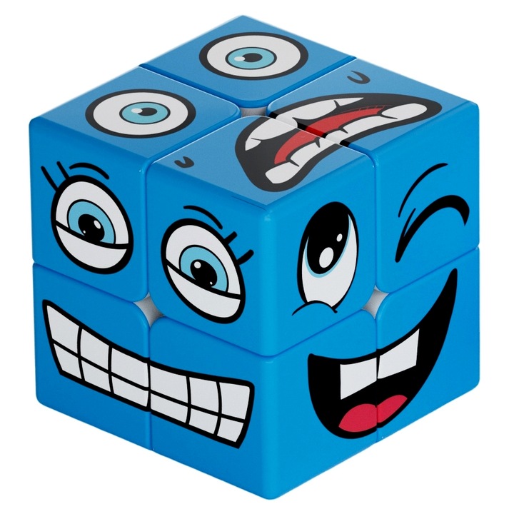 Cub Logic Z-Cube Face Series 2x2, Multicolor, Stickerless