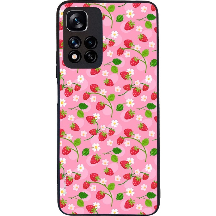 Husa telefon Sonique Fruit Series, pentru Xiaomi Redmi Note 11 Pro Plus 5G, silicon, imprimeuri cu fructe, multicolor