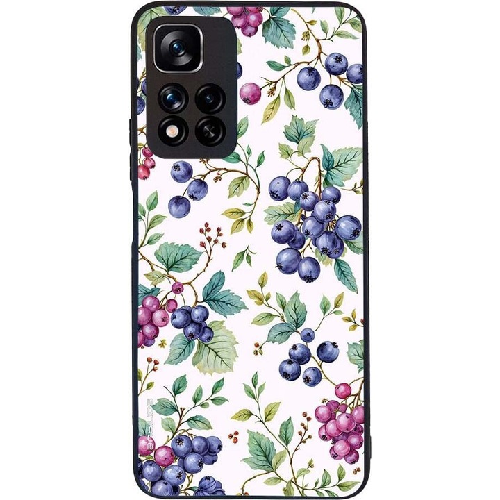 Husa telefon Sonique Fruit Series, pentru Xiaomi Redmi Note 11 Pro Plus 5G, imprimeu fructe, silicon, multicolor