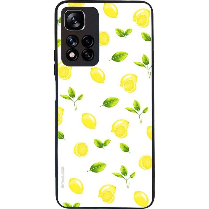 Husa telefon Sonique Fruit Series, pentru Xiaomi Redmi Note 11 Pro Plus 5G, imprimeu fructe, silicon, multicolor