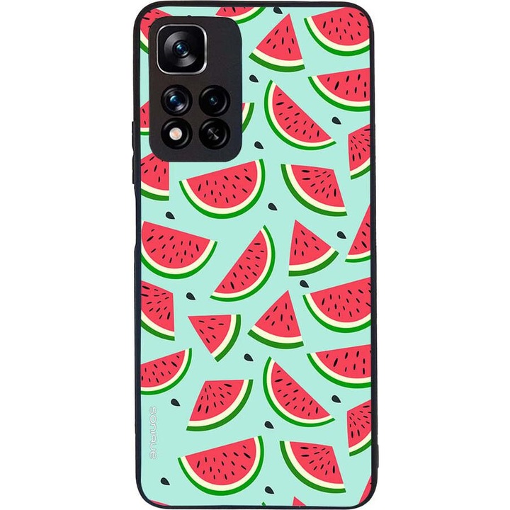 Husa telefon Sonique Fruit Series, design fructe, silicon, multicolor, pentru Xiaomi Redmi Note 11 Pro Plus 5G