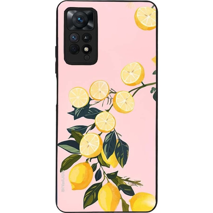 Husa telefon Sonique Fruit Series, pentru Xiaomi Redmi Note 11 Pro 4G/5G, imprimeu fructe, silicon, multicolor