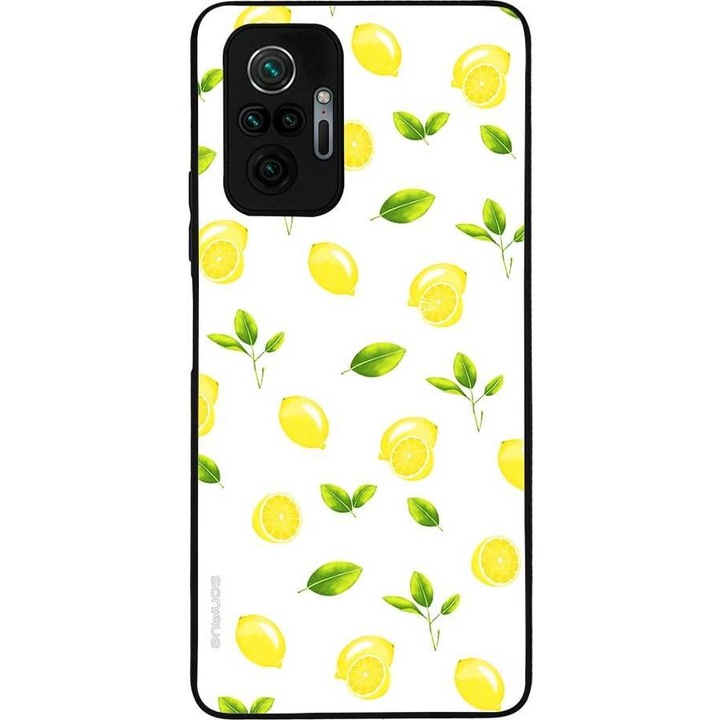 Husa telefon Sonique Fruit Series, pentru Xiaomi Redmi Note 10 Pro, imprimeu fructe, silicon, antisoc