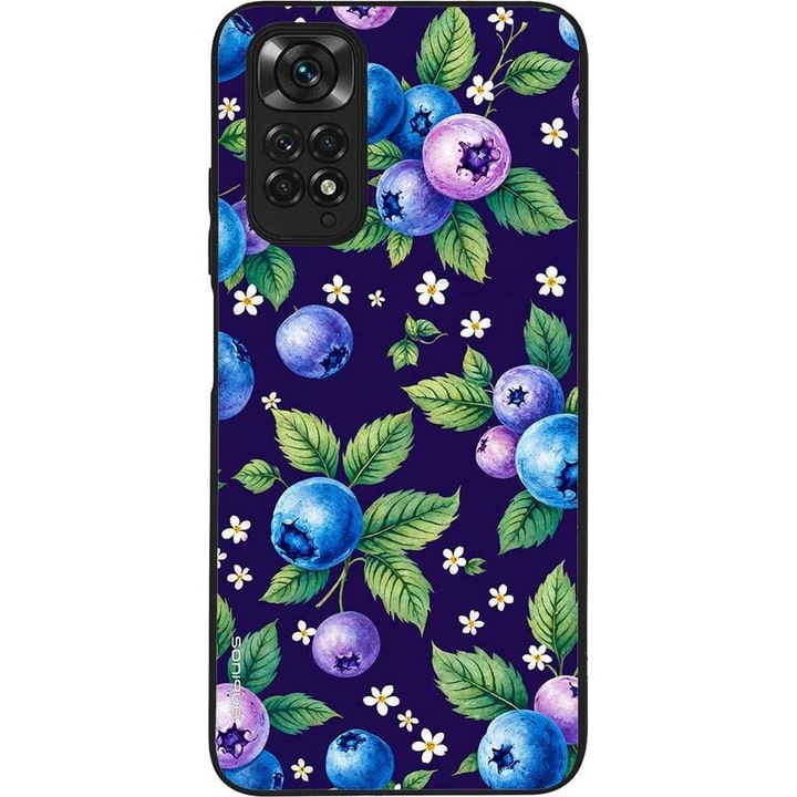 Husa telefon Sonique Fruit Series, pentru Xiaomi Redmi Note 11 4G / Redmi Note 11S, silicon, imprimeuri fructe, multicolor