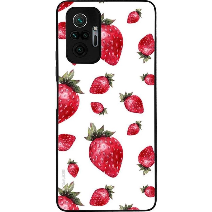 Husa telefon Sonique Fruit Series, pentru Xiaomi Redmi Note 10 Pro, imprimeu fructe, silicon, multicolor