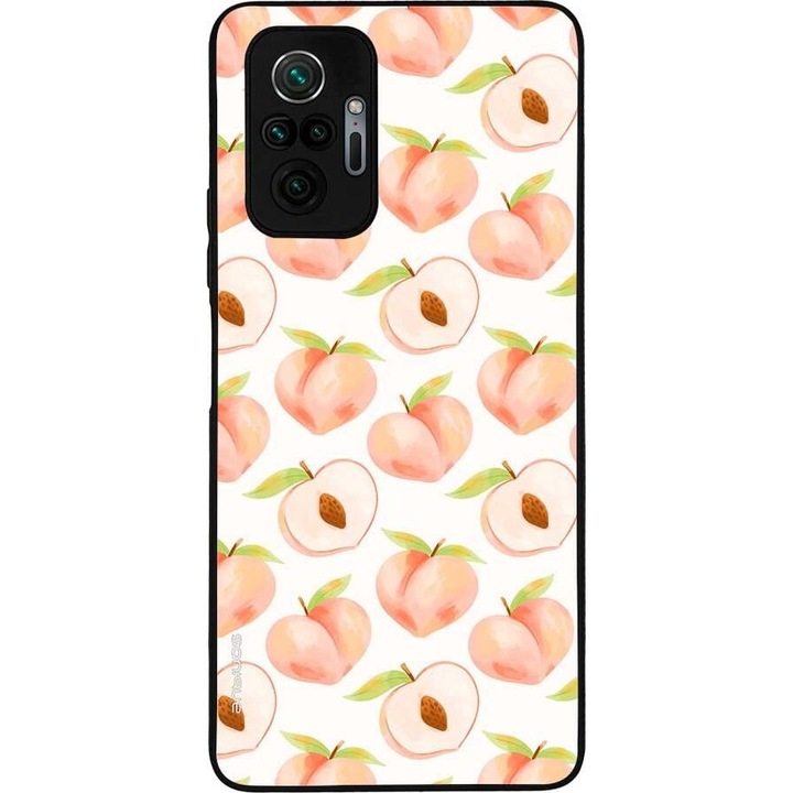 Husa telefon Sonique Fruit Series, pentru Xiaomi Redmi Note 10 Pro, imprimeu fructe, silicon, rosu