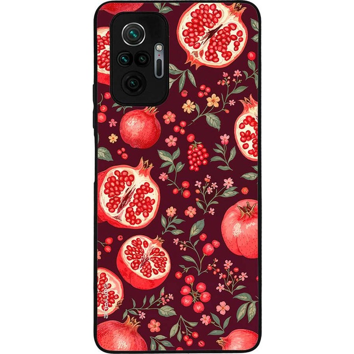Husa telefon Sonique Fruit Series, pentru Xiaomi Redmi Note 10 Pro, silicon, imprimeuri cu fructe, multicolor