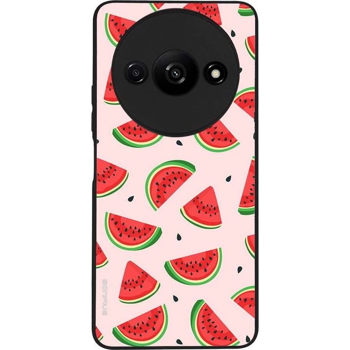 Husa telefon Sonique Fruit Series, imprimeu fructe, silicon, multicolor, pentru Xiaomi Redmi A3 / Redmi A3x