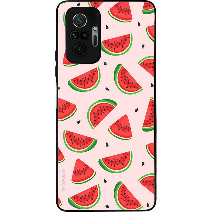 Husa telefon Sonique Fruit Series, design fructe, silicon, multicolor, pentru Xiaomi Redmi Note 10 Pro