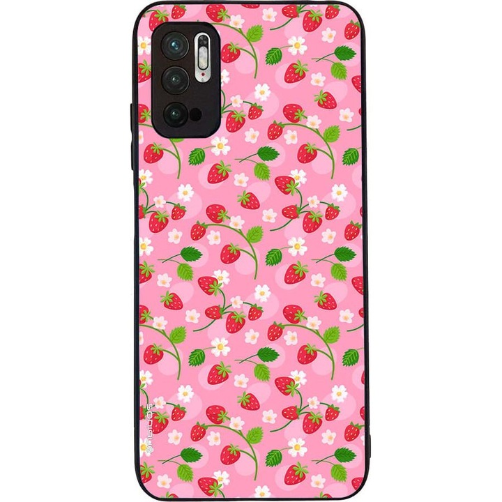 Husa telefon Sonique Fruit Series, pentru Xiaomi Redmi Note 10 5G / Poco M3 Pro 5G, imprimeu fructe, silicon, multicolor