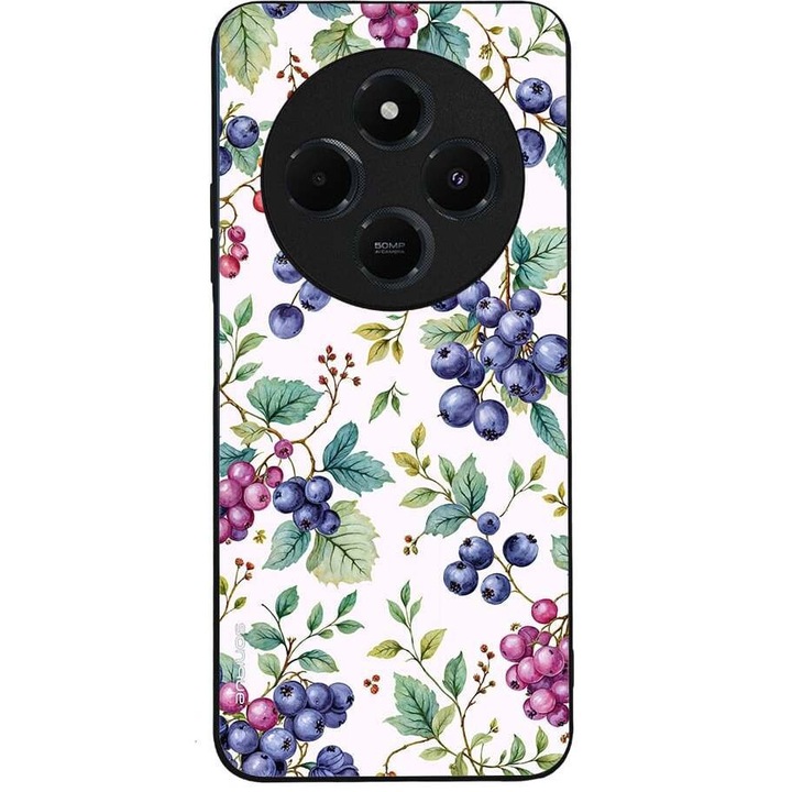 Husa telefon Sonique Fruit Series, pentru Xiaomi Redmi 14C 4G / Poco C75 4G / Redmi A4 5G, imprimeu fructe, silicon, multicolor