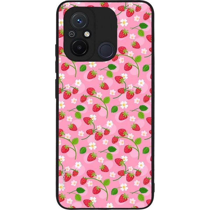 Husa telefon Sonique Fruit Series pentru Xiaomi Redmi 12C, silicon, imprimeuri cu fructe, multicolor