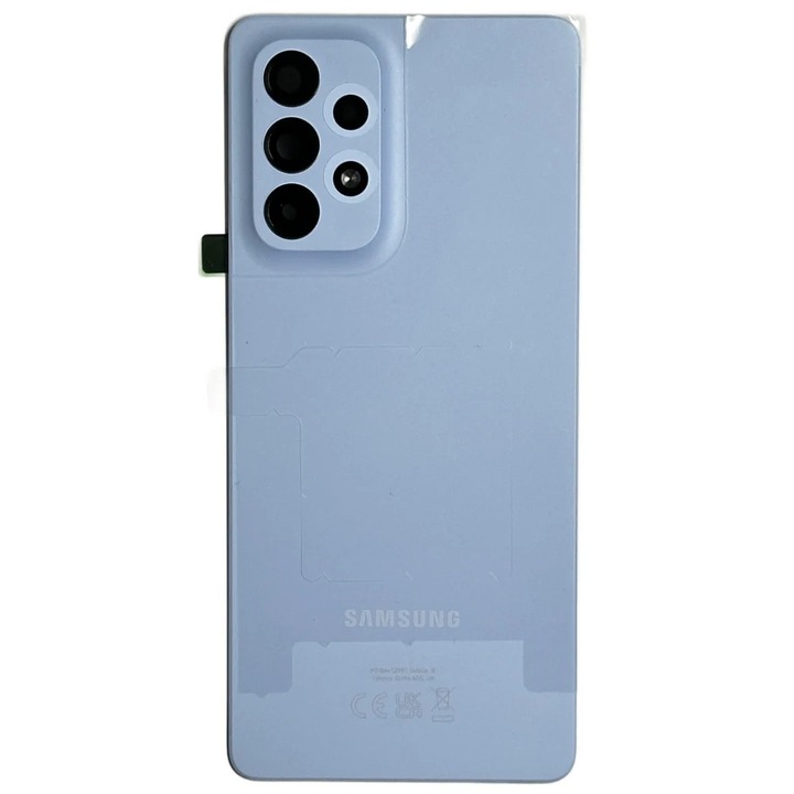 Capac Spate Samsung A53 5G, Albastru, Set, cu adezivi