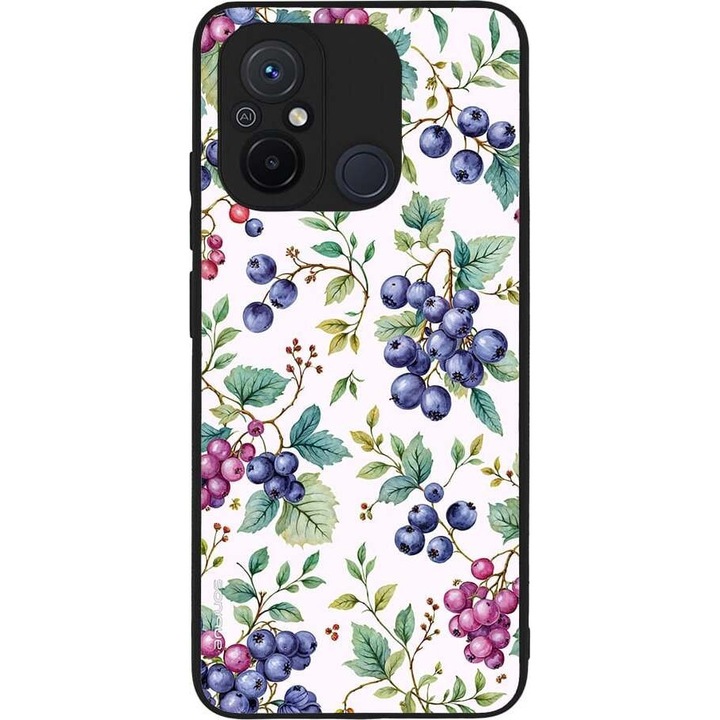 Husa telefon Sonique Fruit Series, pentru Xiaomi Redmi 12C, imprimeu fructe, silicon, multicolor