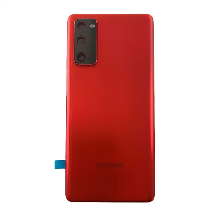 Capac spate Samsung S20 FE, roșu, set, include adeziv