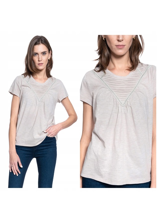 Bluza dama, Mustang, Alice C Crochet, bej, S INTL