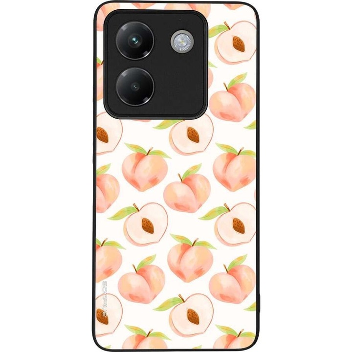 Husa telefon Sonique Fruit Series, pentru Xiaomi Poco M7 Pro 5G, imprimeu fructe, silicon, rosu