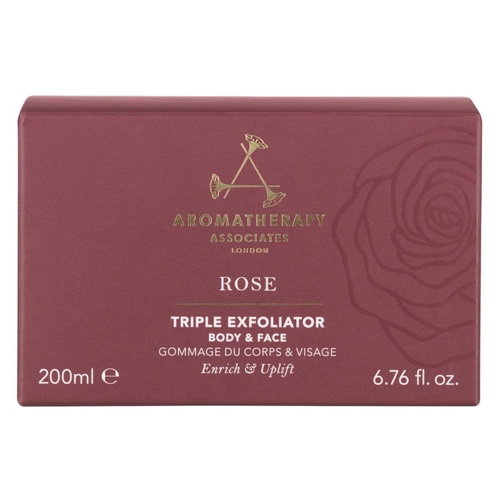 Bőrradír, Aromatherapy Associates, Rózsa, 200 ml