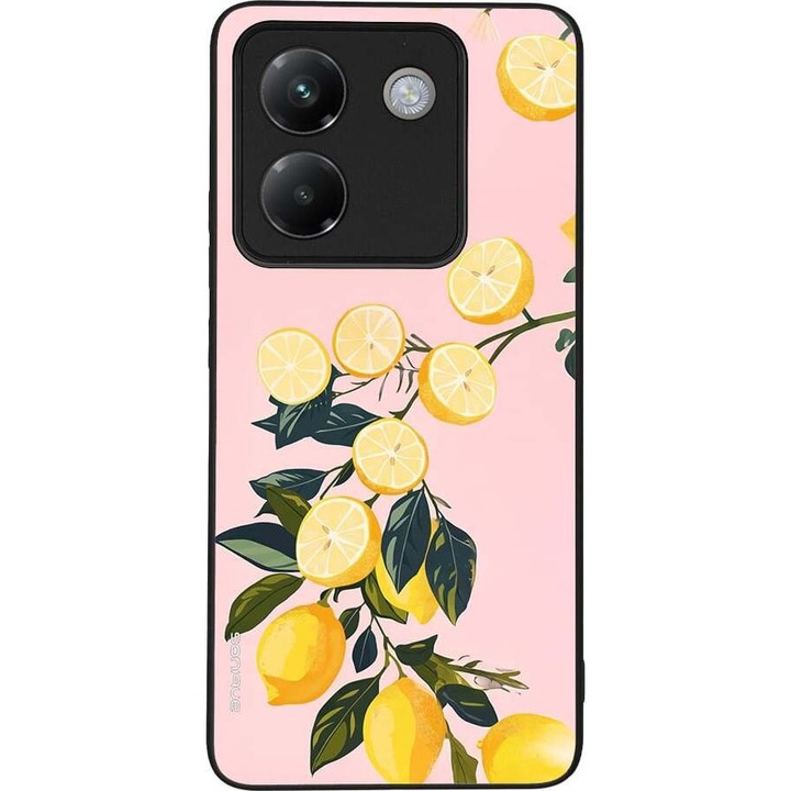 Husa telefon Sonique Fruit Series, pentru Xiaomi Poco M7 Pro 5G, imprimeu fructe, silicon, multicolor
