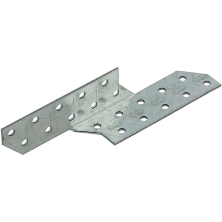 DMX 4661 лява анкерна планка за греди, стомана, 32 x 170 x 2 мм