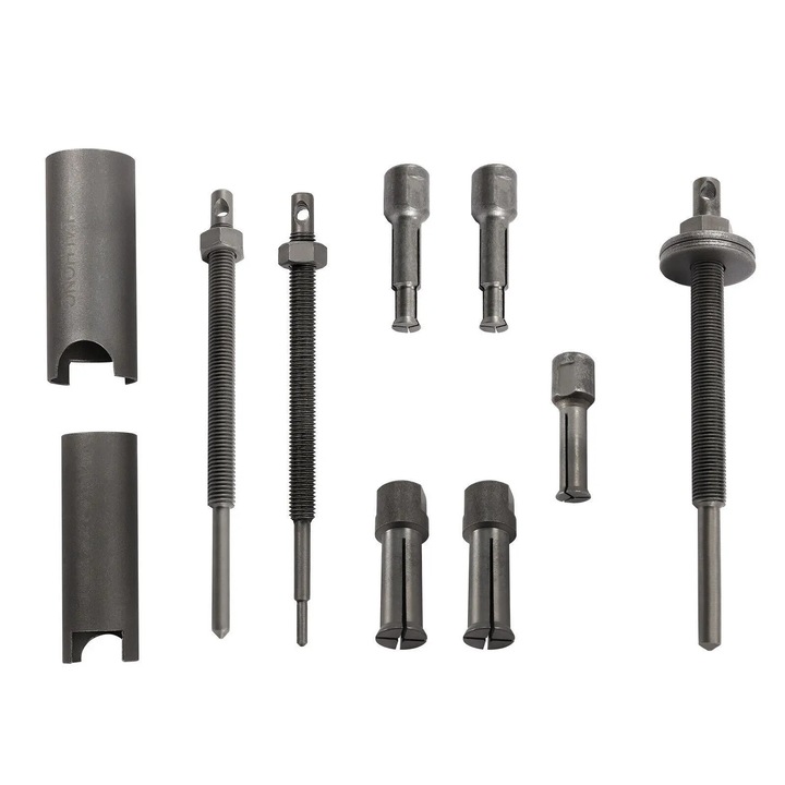 Set extractor rulmenți, 8 piese, fontă, negru, diametru interior 9-30 mm