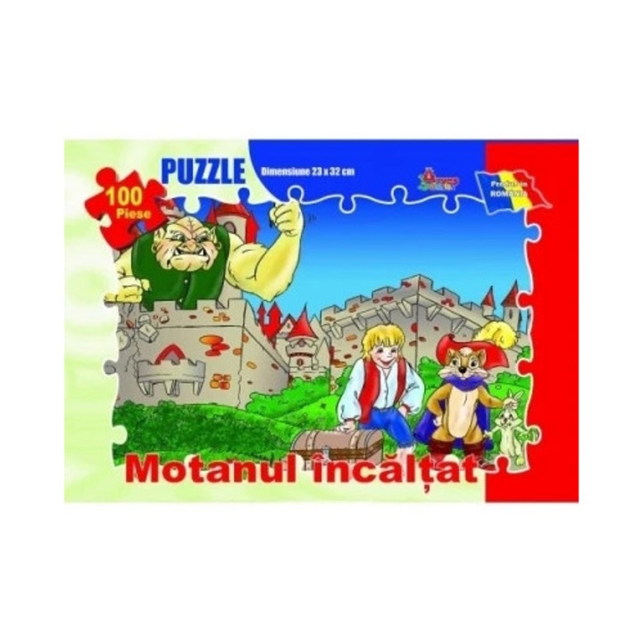 100 darabos puzzle - Csizmás Kandúr