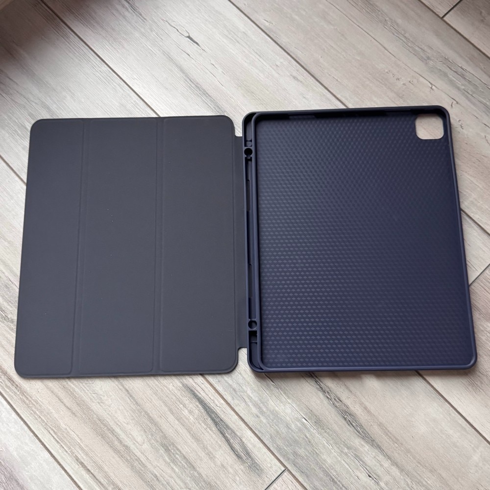 Husa Smart Cover pentru iPad Pro 12.9", inchidere magnetica, Albastru inchis, 2019-2020-2021-2022