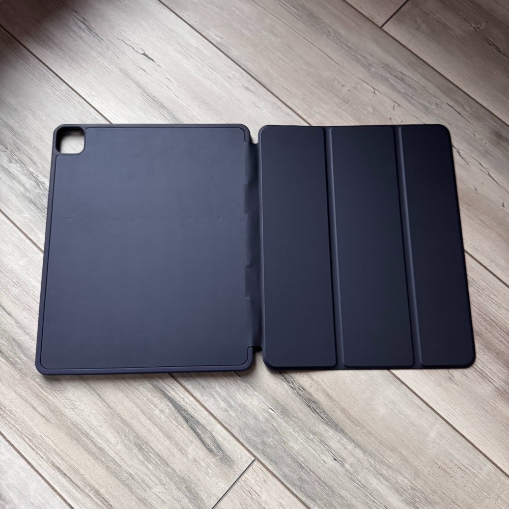 Husa Smart Cover pentru iPad Pro 12.9", inchidere magnetica, Albastru inchis, 2019-2020-2021-2022