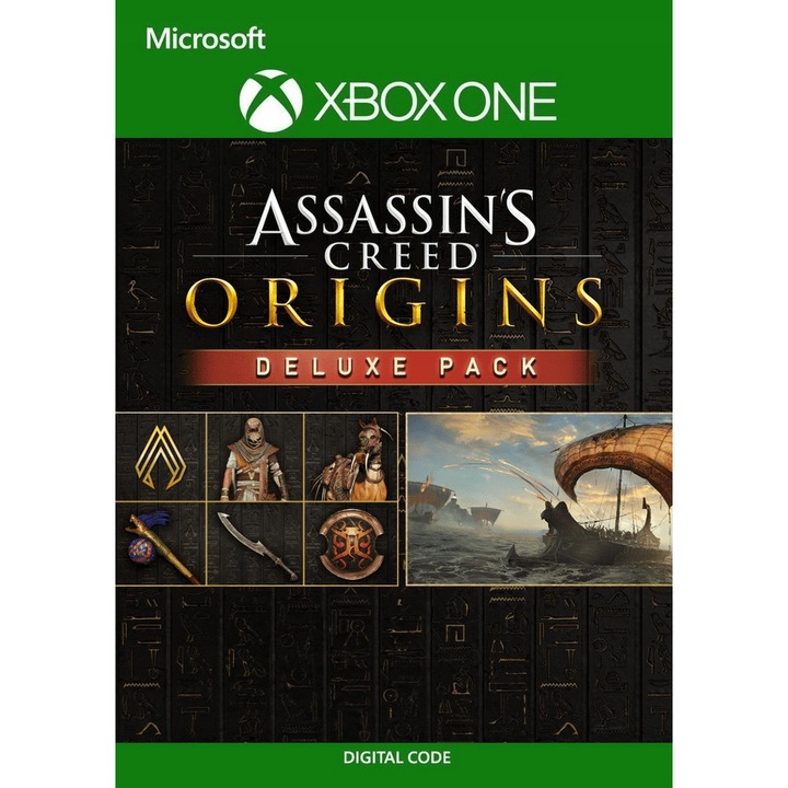 Licenta Joc Assassin's Creed Origins Deluxe Pack Xbox One/X/S Key (Cod Activare Instant)