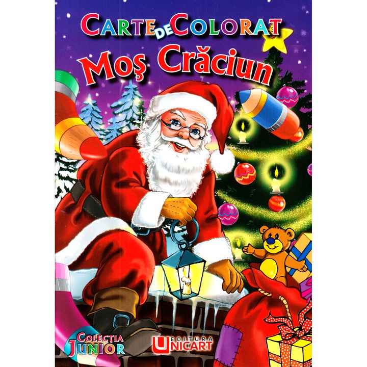 Mos Craciun. Carte De Colorat